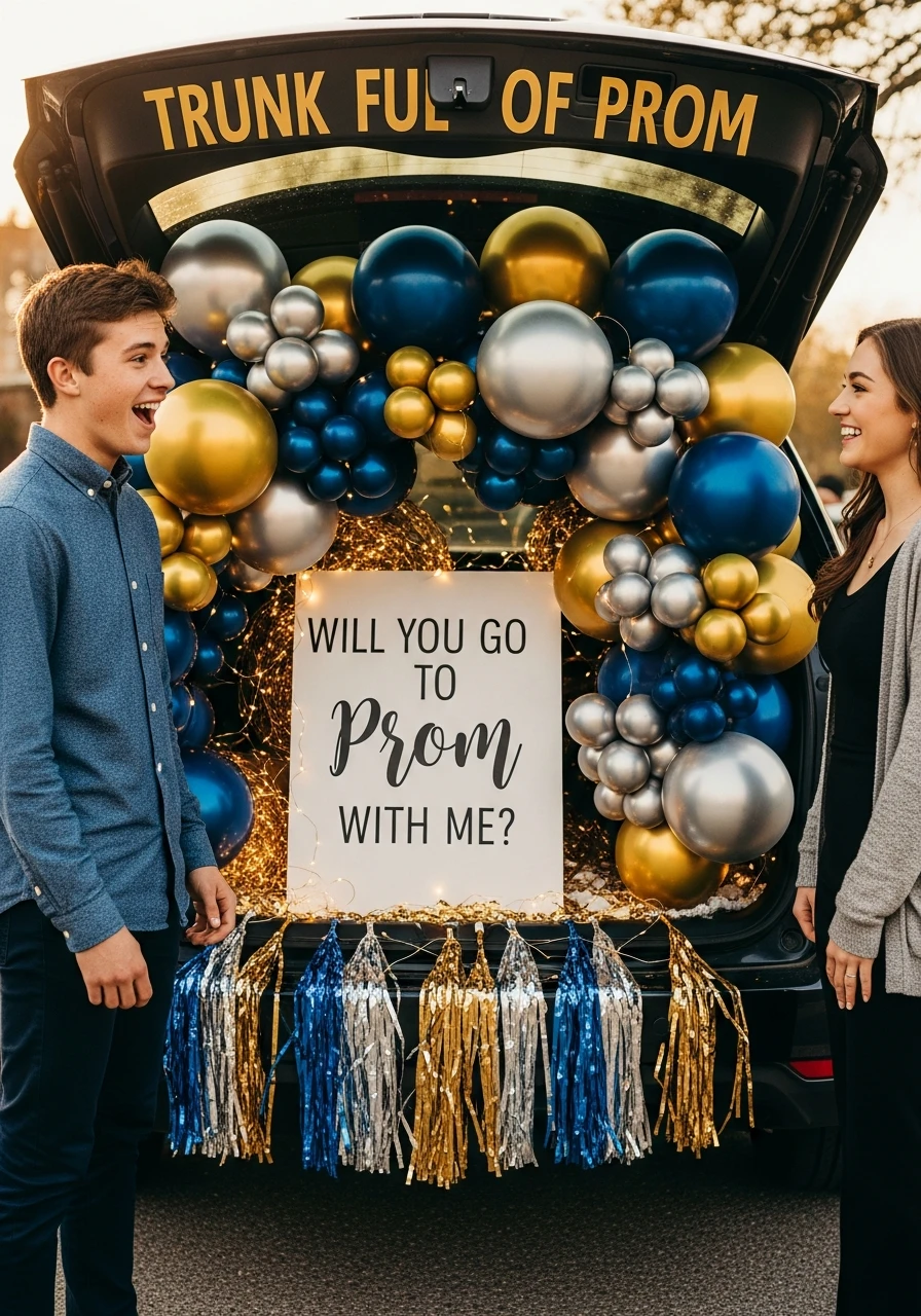 Trunk Full of Prom - Promposal Ideas for Him