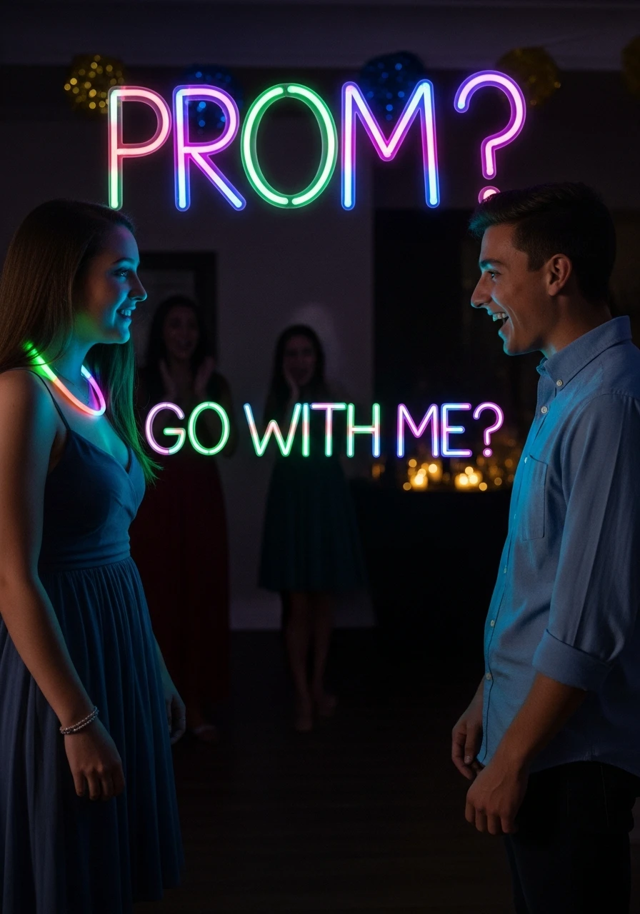 Glow With Me to Prom - Promposal Ideas for Him