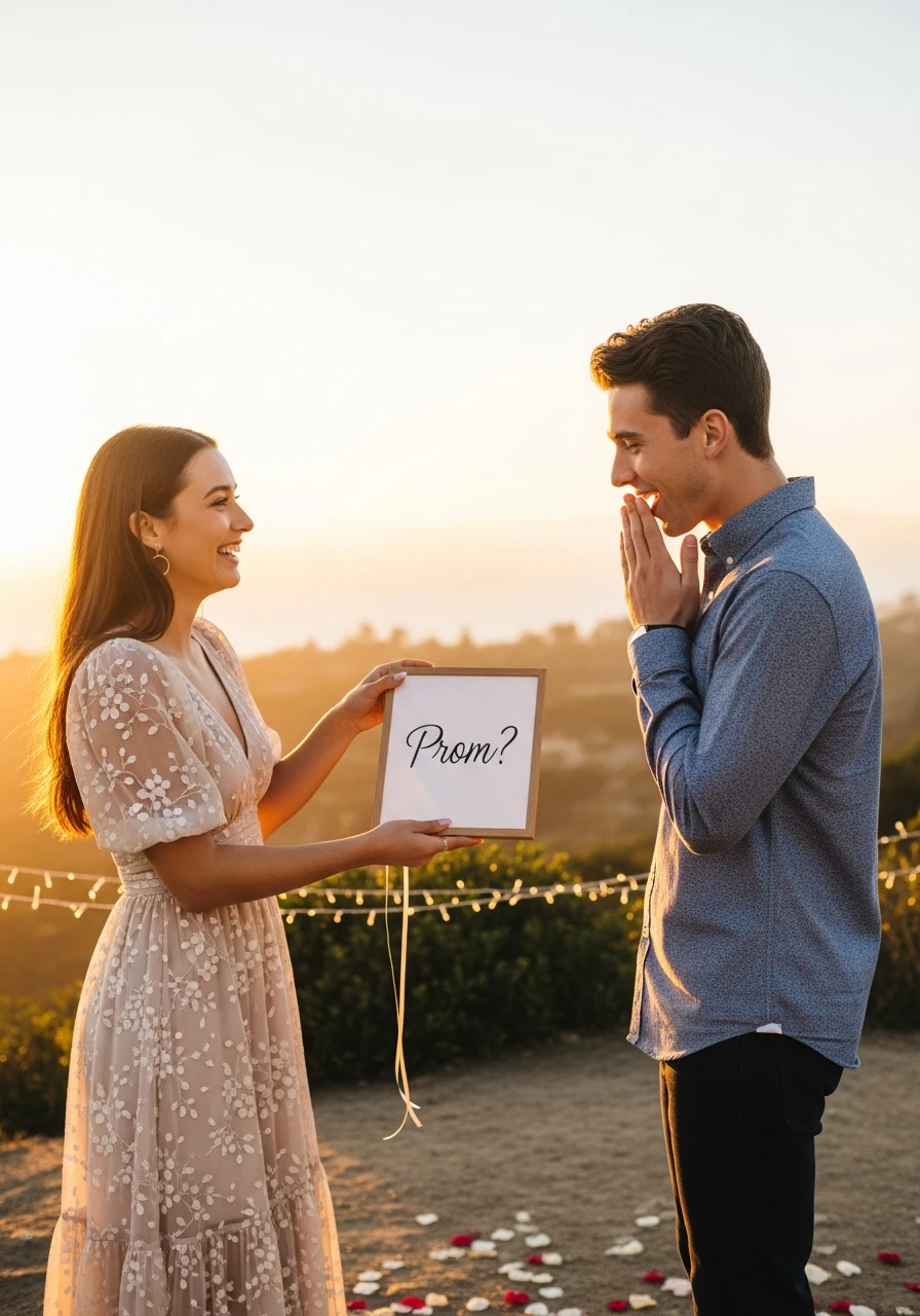 Sunset Prom Serenade - Promposal Ideas for Him