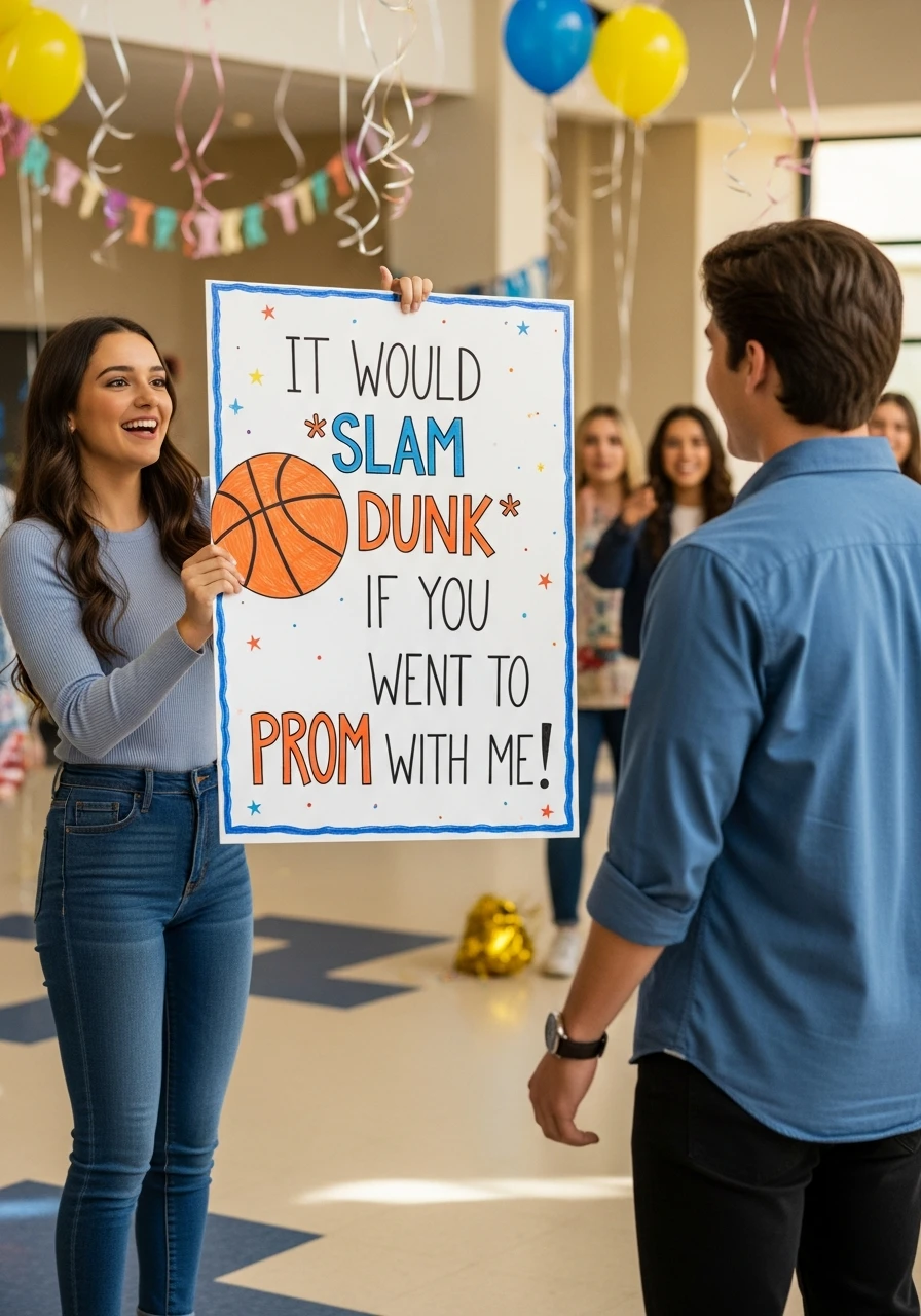Punny Poster Promposal - Promposal Ideas for Him