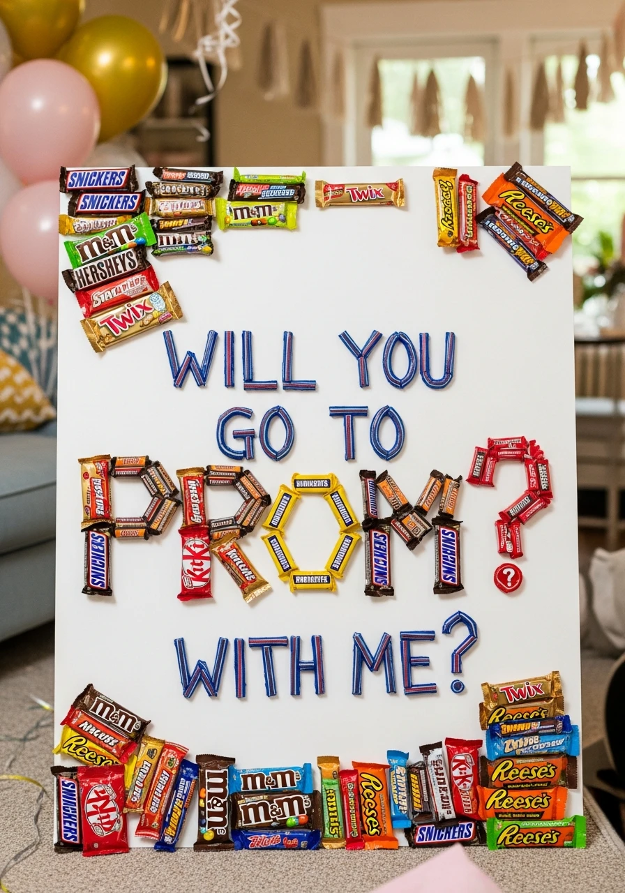 Sweet Candy Promposal - Promposal Ideas for Him