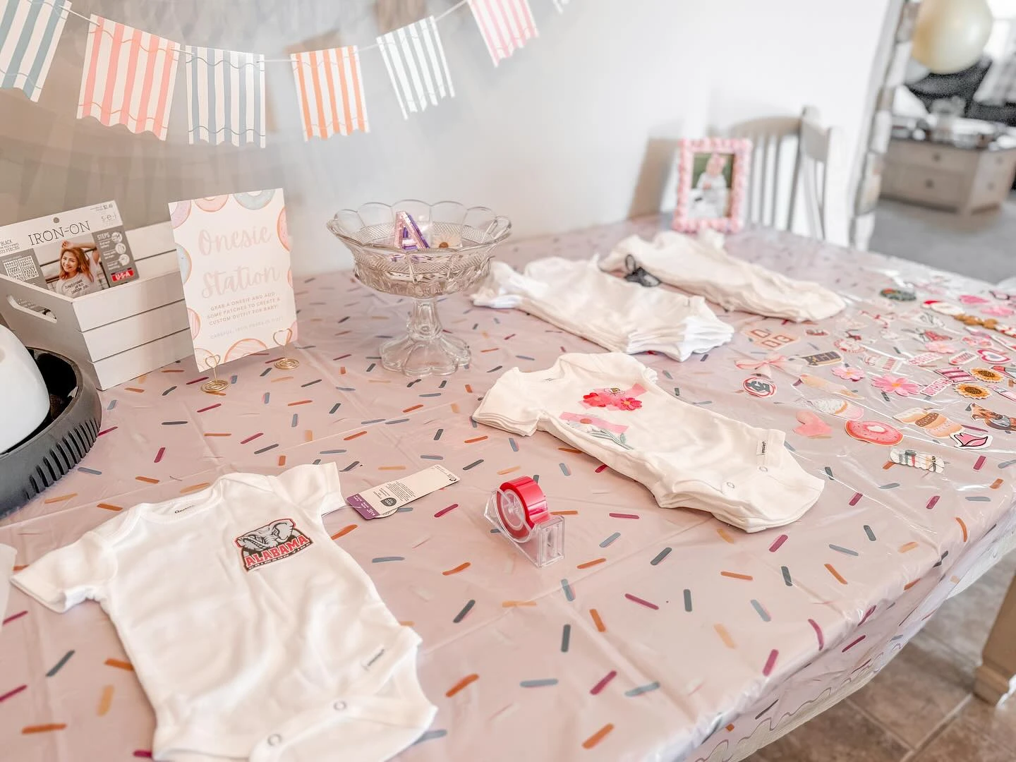4. Onesie Decorating Station