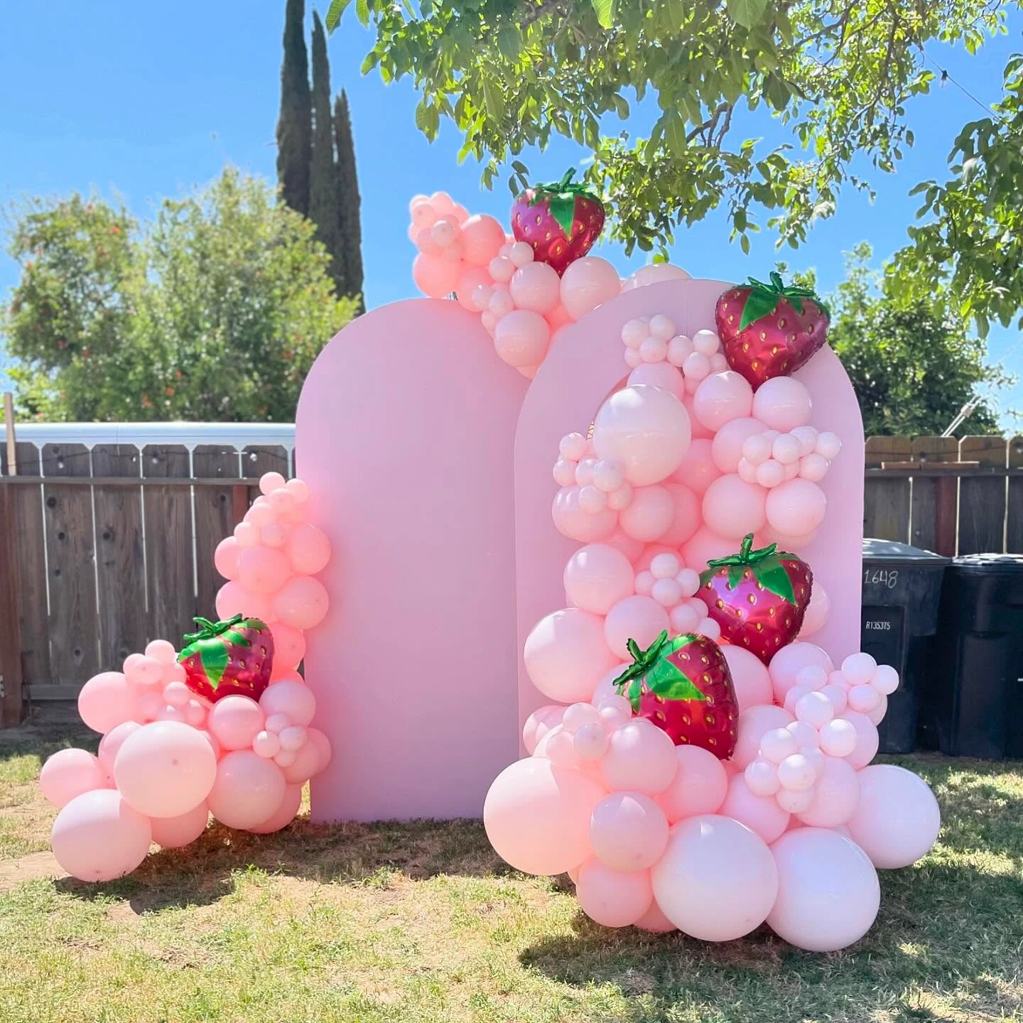 6. Add Foil Strawberry Balloons