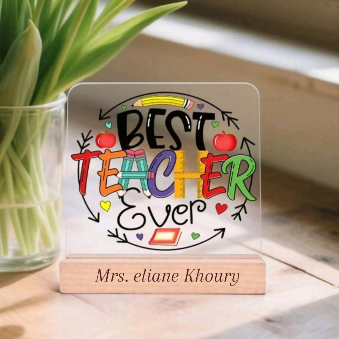 28. The Acrylic Desk Plaque