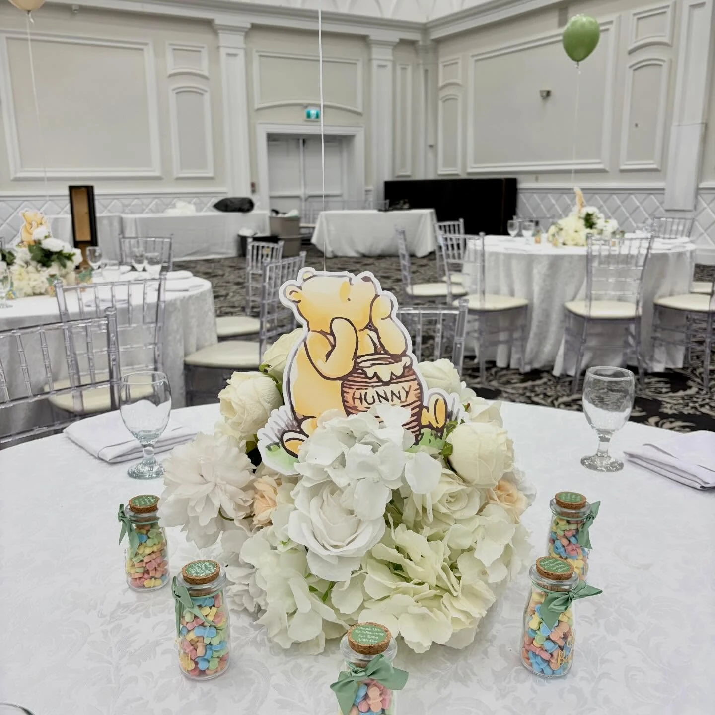12. Formal Pooh Centerpiece