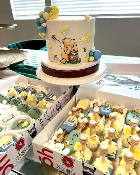 14. Coordinated Dessert Table