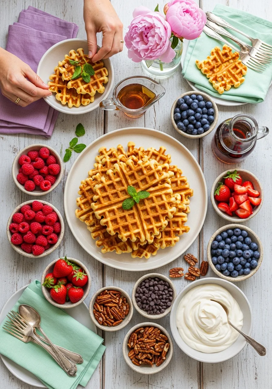 1. Build Your Own Waffle Bar