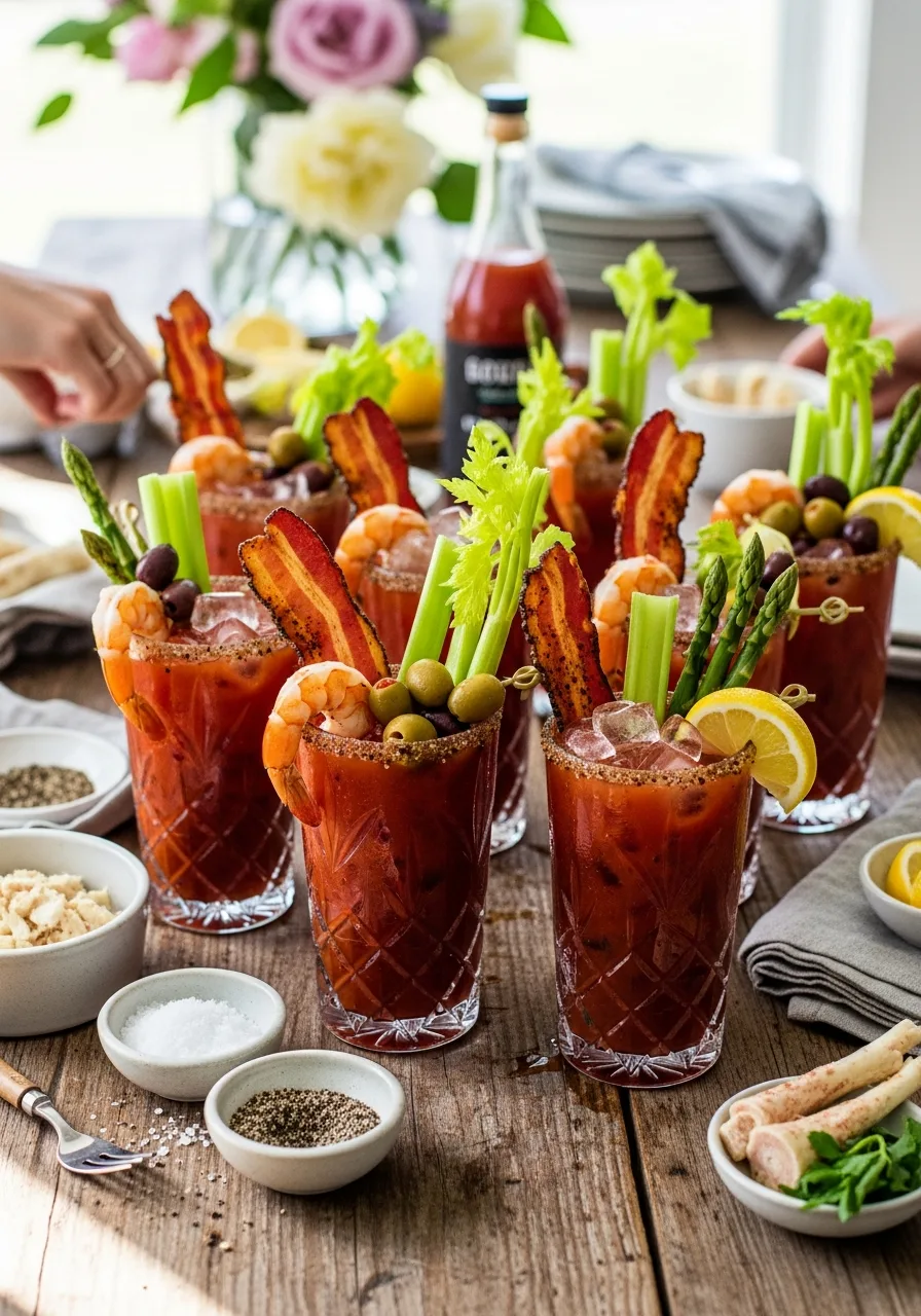 16. Savory Bloody Mary Bar