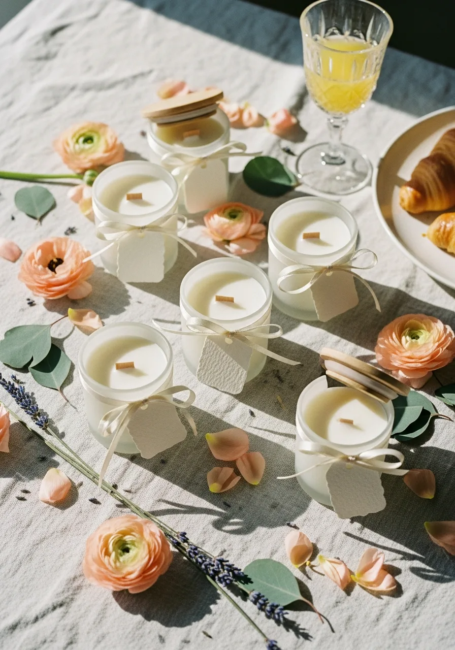 36. Scented Candle Favors
