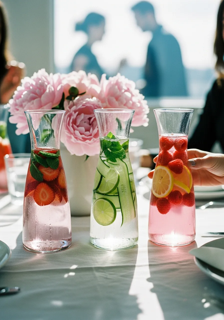 41. Infused Water Carafes