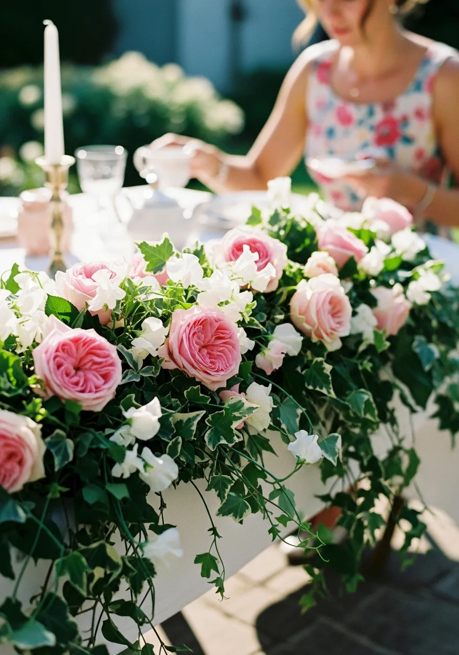 44. Floral Garland Decor