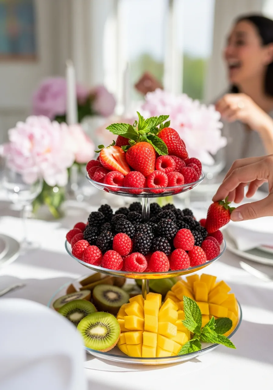 47. Tiered Fruit Tower