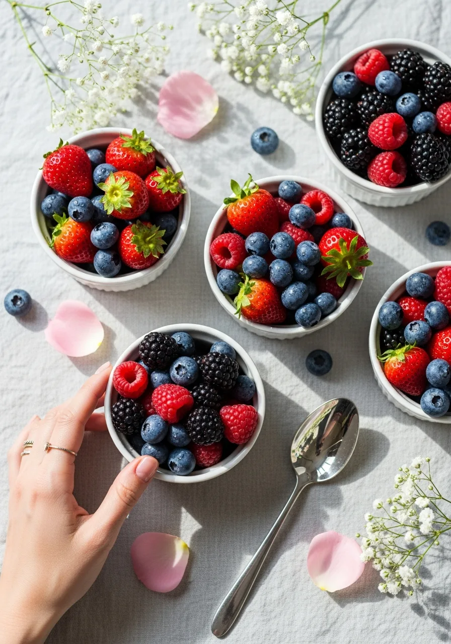 49. Fresh Berry Bowls