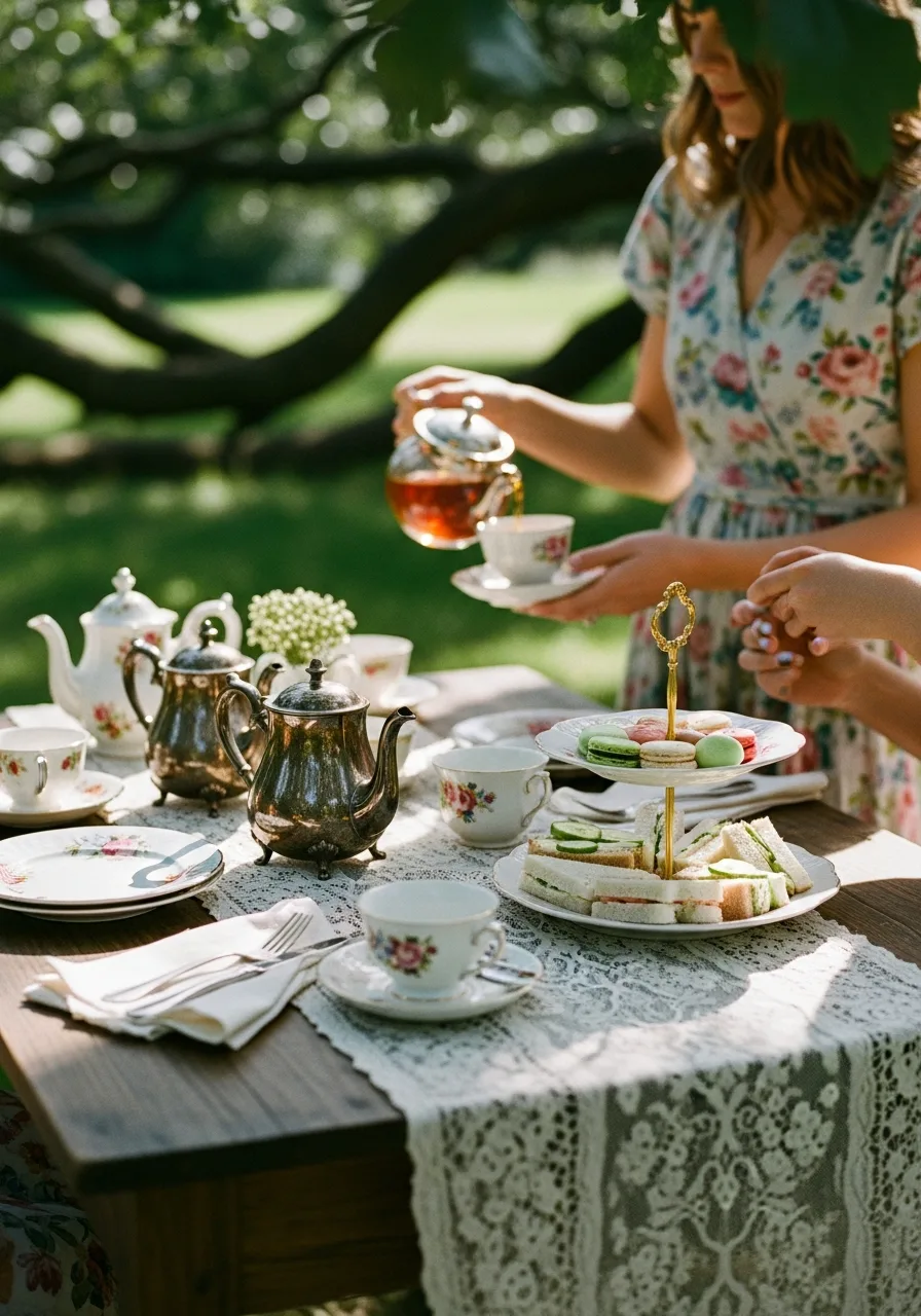 5. Vintage Tea Party Theme