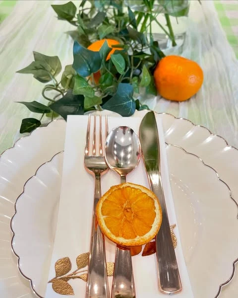 26. Simple Themed Place Setting