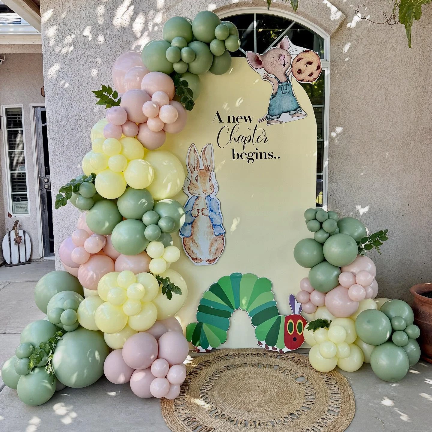 1. Classic Storybook Character Backdrop