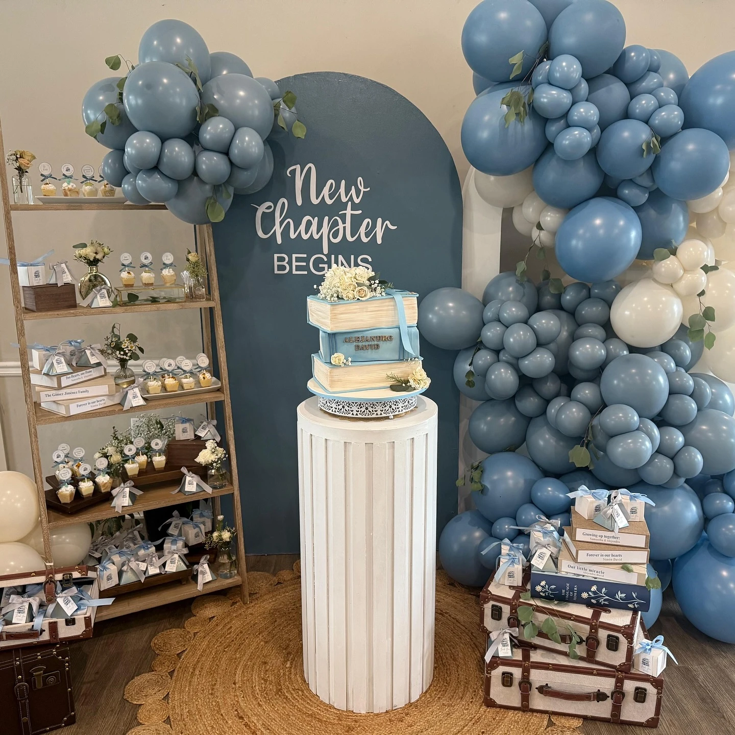 15. Coordinated Dessert Display