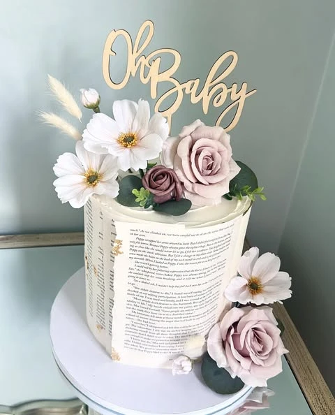 16. Edible Wafer Paper Cake