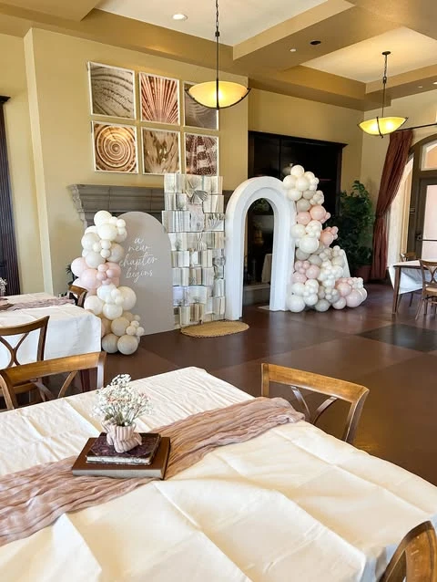 3. Stacked Book Centerpiece