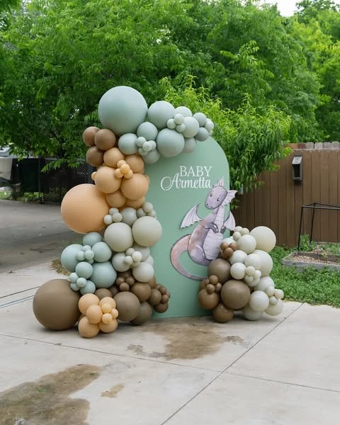 36. Unique Illustrated Character Backdrop