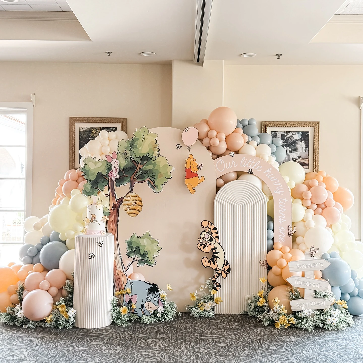 7. Large Character Cutout Backdrop