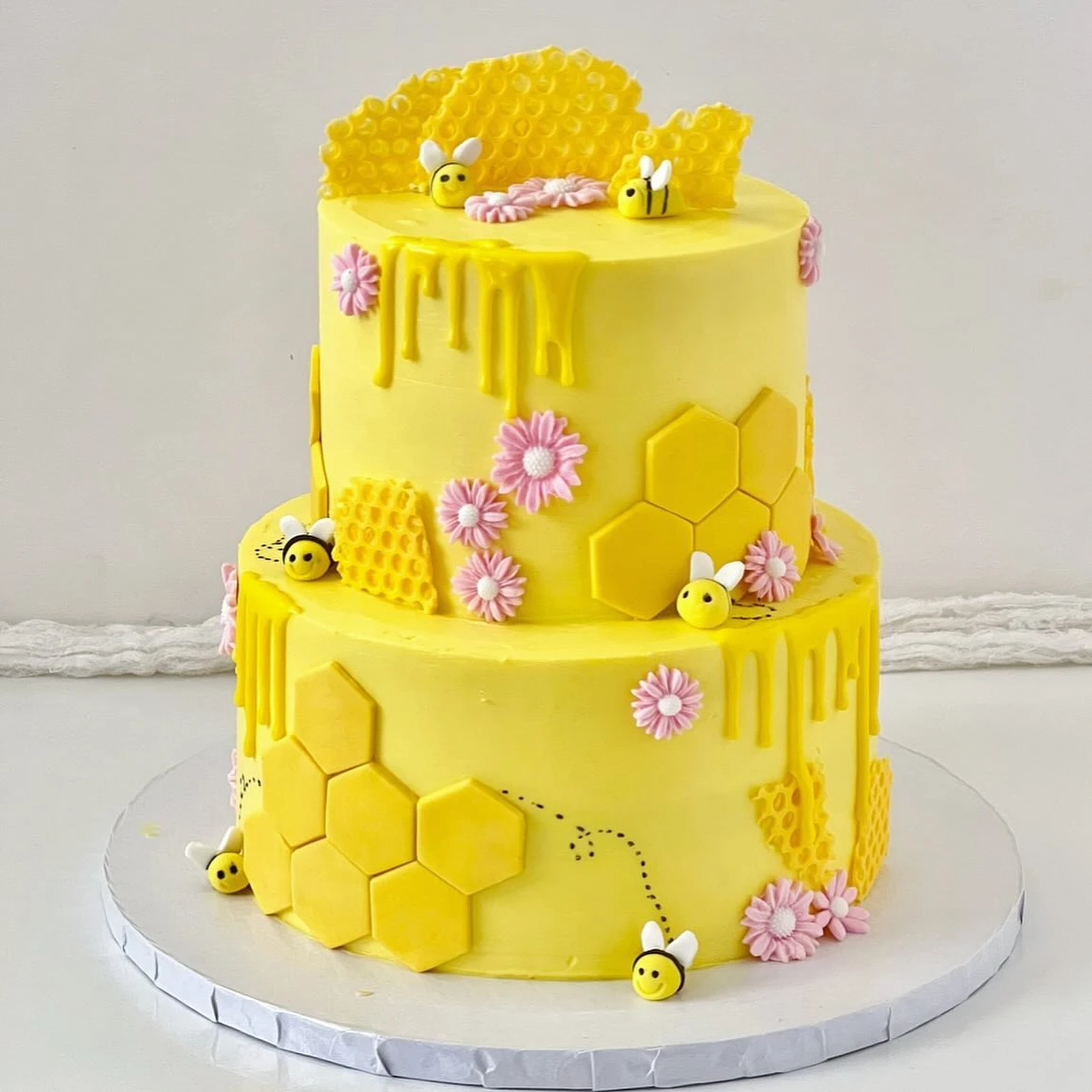 13. Two-Tier Drip Cake