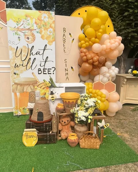 8. Themed Prop and Favor Table
