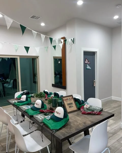 4. Minimalist Camp Dining Hall