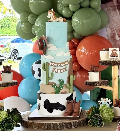 30. The Four-Tier Statement Cake