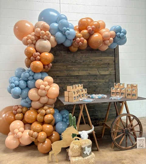 39. Rustic Favor Table