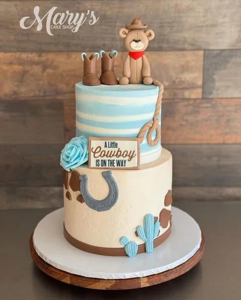 40. Themed Two-Tier Cake