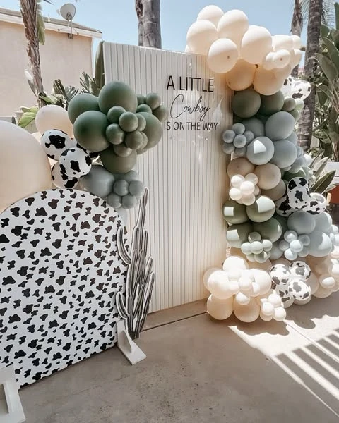 6. Modern Themed Photo Backdrop