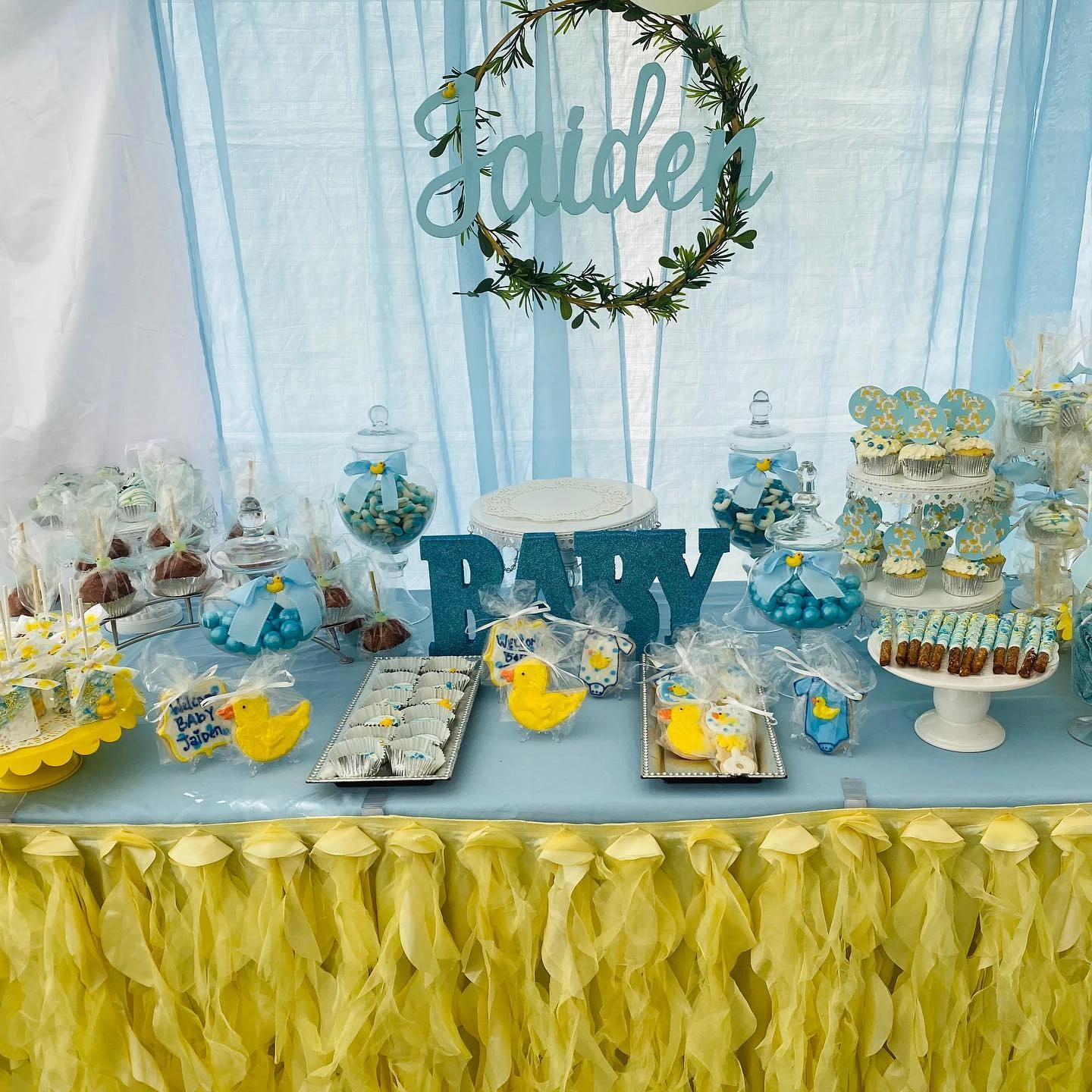 8. Full Spread Duck Dessert Table image 3