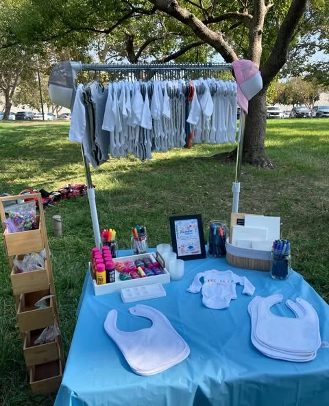 18. Host a Onesie Decorating Station