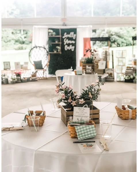 2. Simple Crate Centerpieces