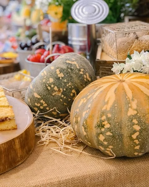 20. Decorate with Real Produce