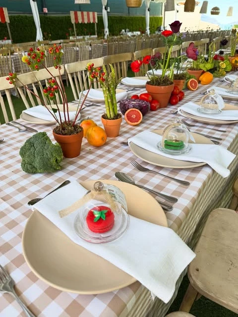 27. Use Real Produce on Tables