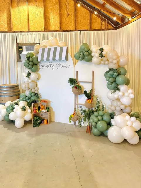 6. Market Stall Photo Backdrop