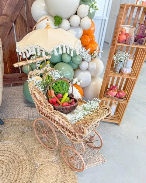 8. Vintage Pram for Gifts