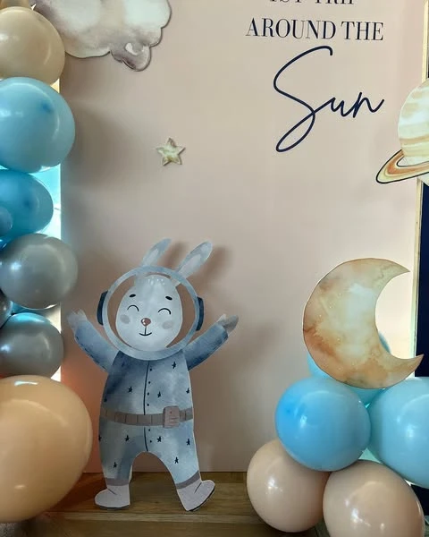 18. Soft, Illustrated Space Party image 1
