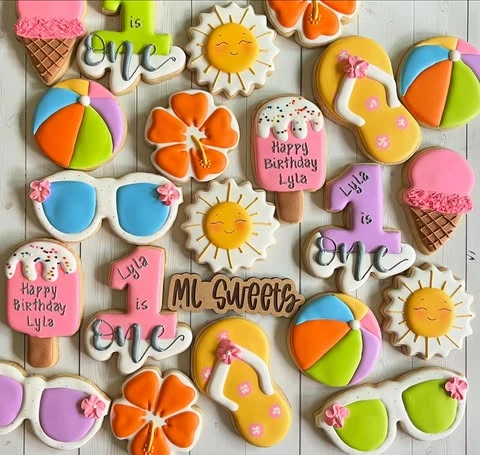 20. Custom Themed Sugar Cookies