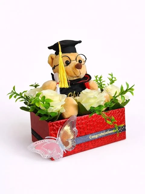 12. Bear in a Flower Box
