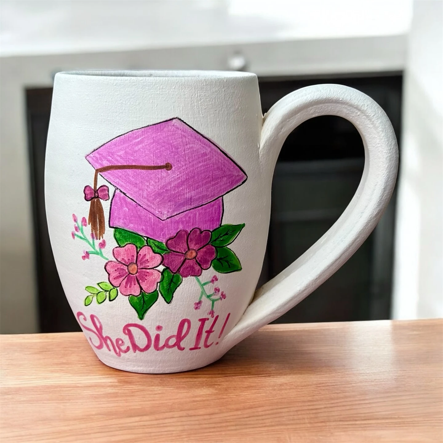 13. Custom Hand-Painted Mug
