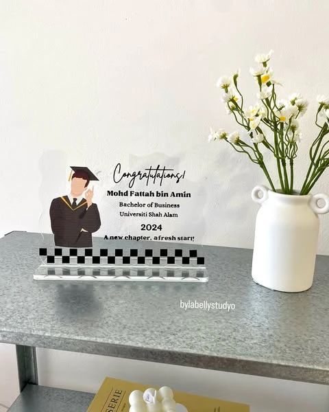 9. Personalized Acrylic Plaque