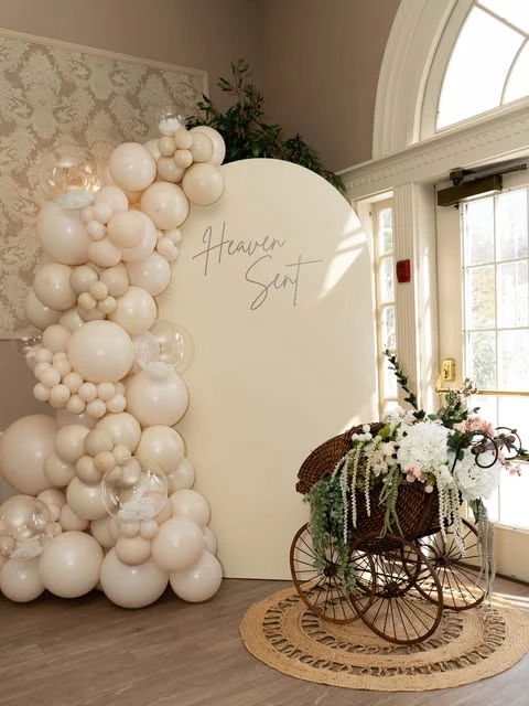 1. Arched Backdrop Photo Spot