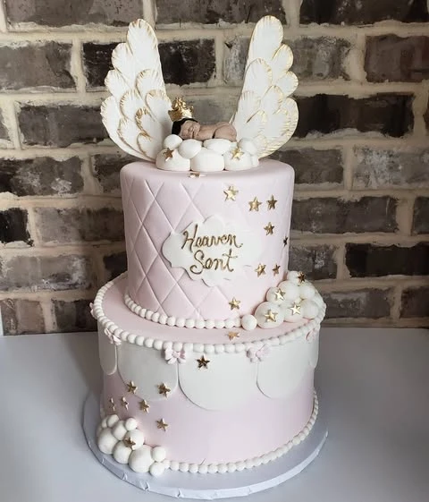 13. Modern Quilted Fondant Cake