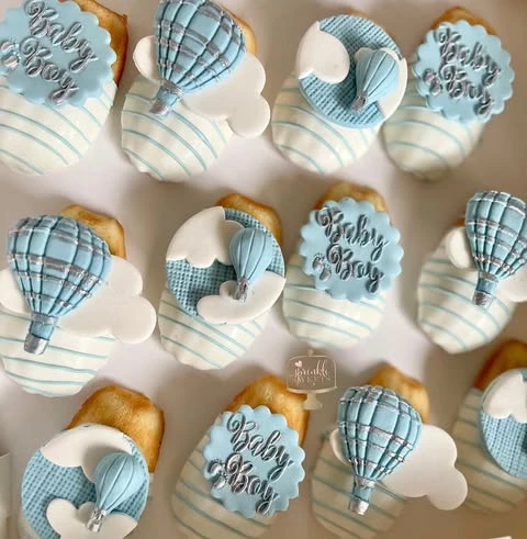 31. Themed Dipped Madeleines
