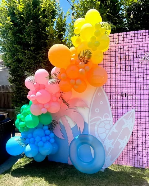 5. Build a Bright Summer Surf Party Backdrop image 3