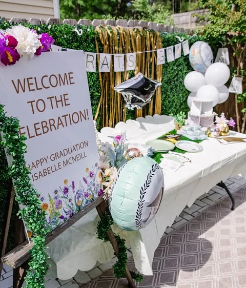 10. Mixing Faux Greenery With Floral Paperware image 3