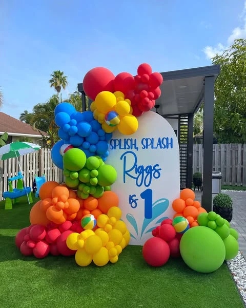 6. Build a Colorful Splash Party Photo Zone image 1